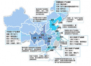 全國電子信息產(chǎn)業(yè)集群分布
