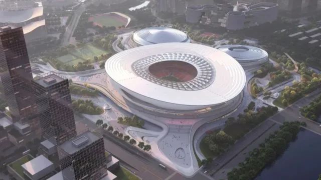 日前，浙江省“千項萬億”重大項目——杭州國際體育中心項目又有了新的進展，整個足球場的輪廓已經(jīng)初見雛形，游泳館及體育館建設已完成總工程量的11%以上。據(jù)悉，該項目關鍵部位建設所需的特殊鋼板，均由河鋼集團舞鋼公司獨家供應。舞鋼鋼板的卓越性能以及舞鋼公司在鋼材制造領域的領先地位和技術實力再次得到彰顯。